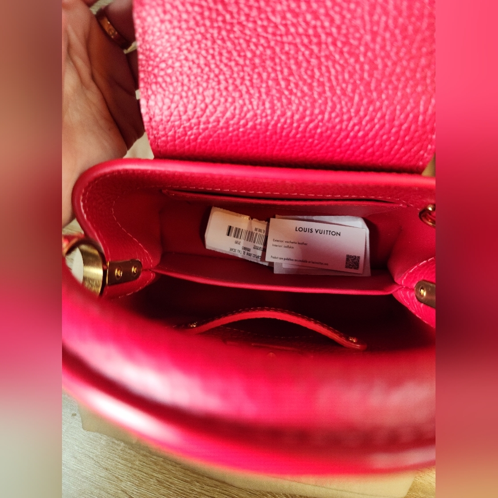 LV  Capucine Mini Taurillion Scarlett  BRAND NEW NEVER BEEN USED NWT - Picture 11 of 12